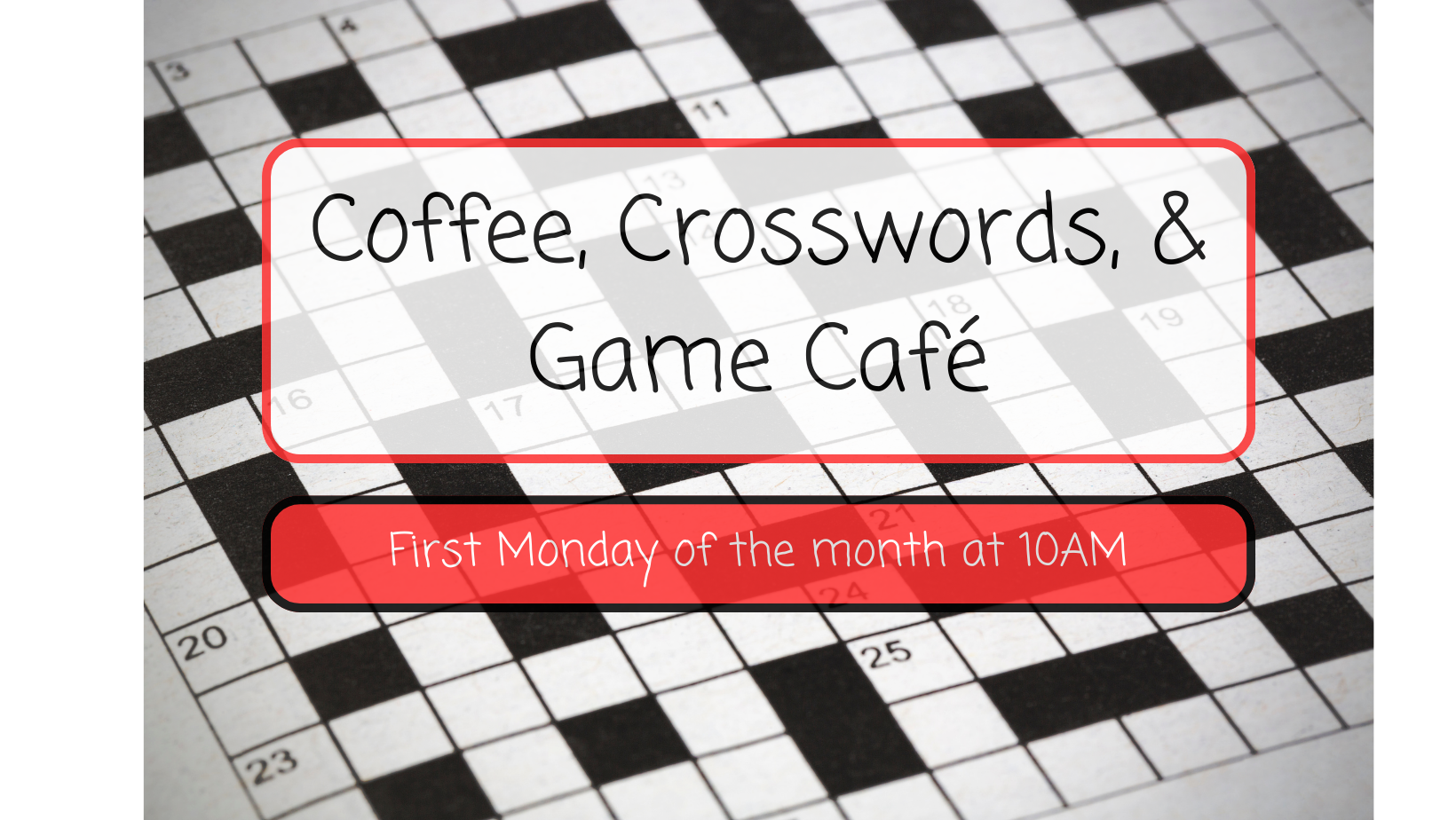 coffee and crosswords background