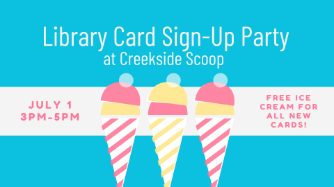 library card sign-up banner