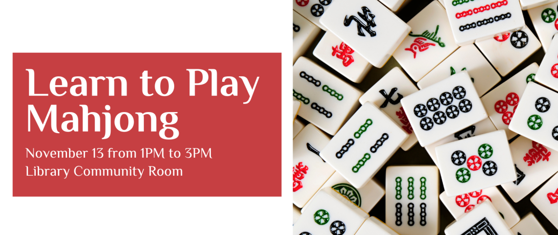 Learn to Play Mahjong with photo of the pieces